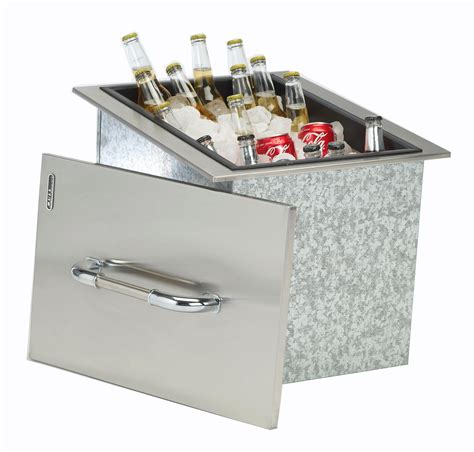 best outdoor stainless steel pull out ice box|outdoor ice cooler reviews.